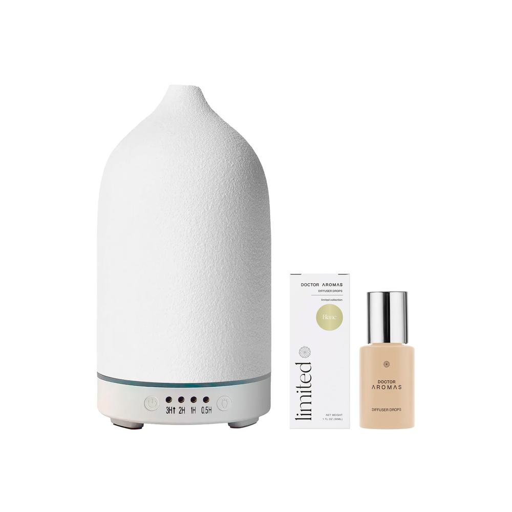 Aromatherapy Stone Diffuser - Blanc