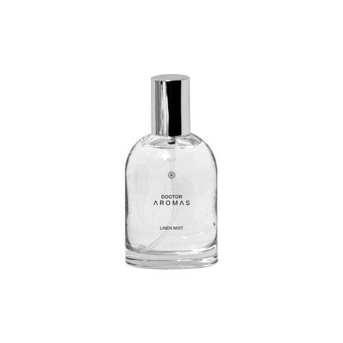 Clear glass bottle of pillow and body mist with silver cap and minimal black text on front. - Pillow & Body Mist | Hope - Default Title - Doctor Aromas