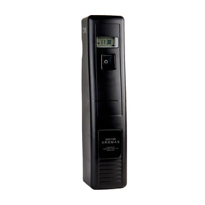Black automatic air freshener dispenser with digital timer display and on/off switch. - DA | Pro Dispenser - Default Title - Doctor Aromas