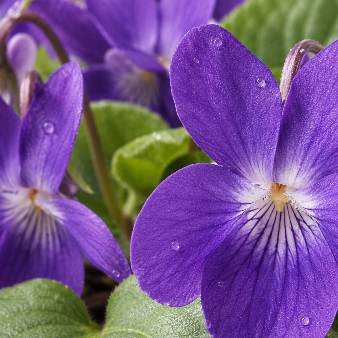 Violet note card
