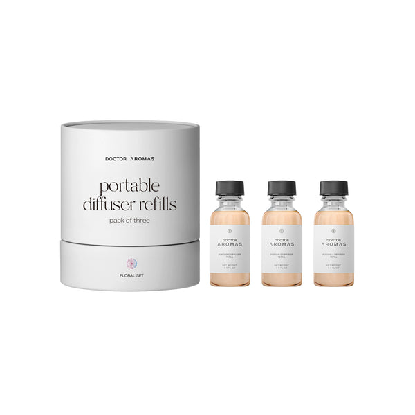 Portable Diffuser Refills Pack of Three - Floral Set