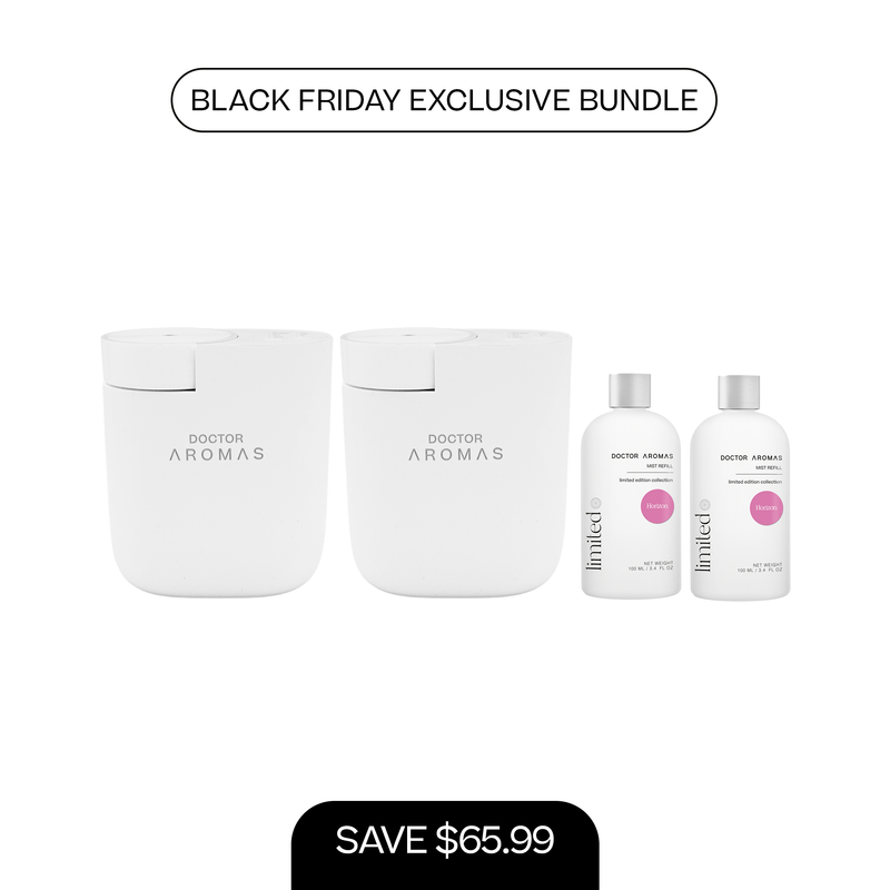 2x ScentFlow Mini Diffusers + 2x Oil Diffuser Refills 100 ml | BFCM Exclusive Bundle