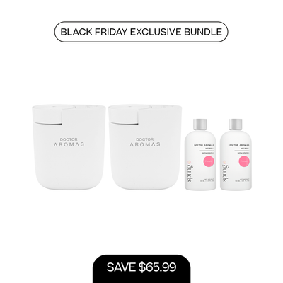 2x ScentFlow Mini Diffusers + 2x Oil Diffuser Refills 100 ml | BFCM Exclusive Bundle