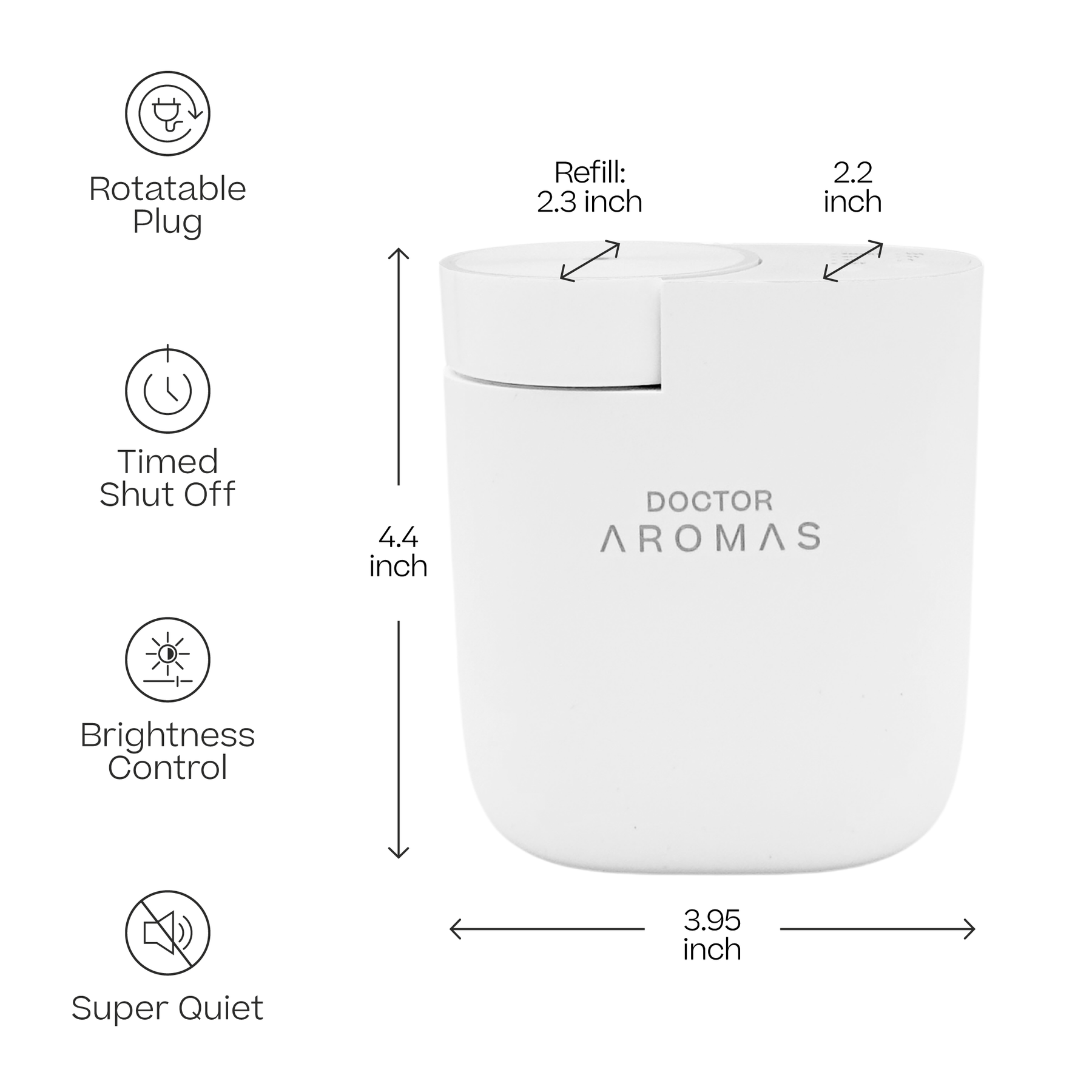 Hope Diffuser ScentFlow Plug-In Diffuser | Hope – Doctor Aromas